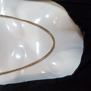 17" 18k gold plated thick link necklace.